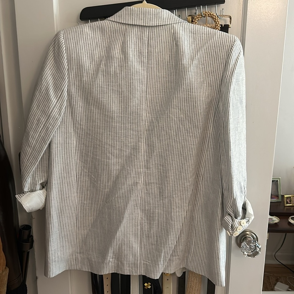 Jcrew collections linen blazer - Picture 2 of 4
